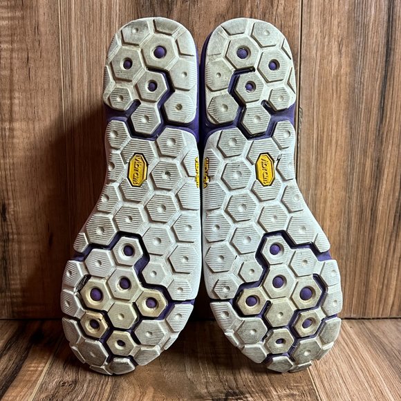 New Balance Minimus 20 V3 Womens Running Shoes Yellow Purple WX20PY3 EUC Size 6 - Picture 6 of 7